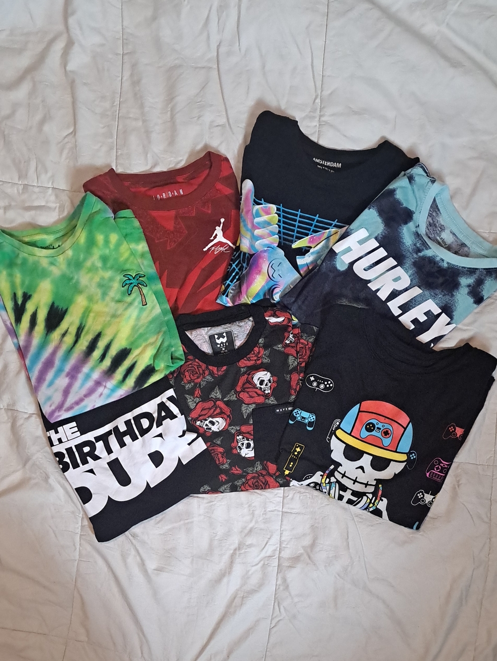 7x Kids Bundle T-Shirt Clothes Size 10-12